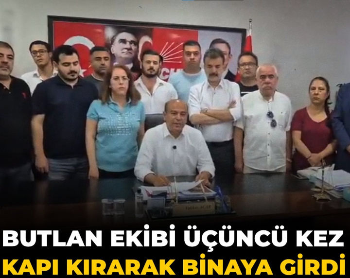 CHP Gaziantep'te skandal olay: Butlan ekibi il binamıza kapıları kırarak girdi