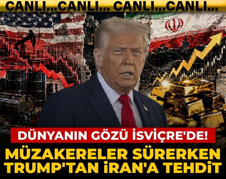 Dünyanın gözü İsviçre'de! Görüşmeler sürerken Trump'tan İran'a tehdit