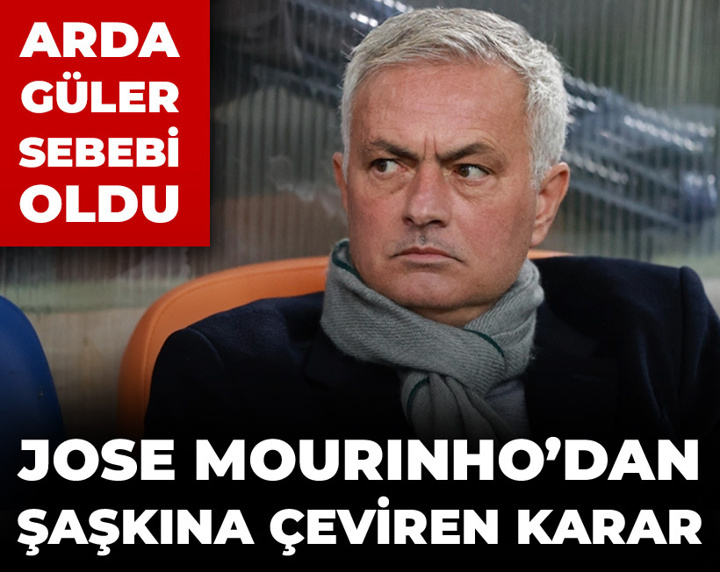 Mourinho'nun şaşkına çeviren kararının arkasından Arda Güler çıktı