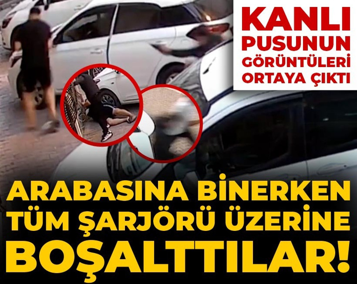Esenyurt'taki kanlı pusunun görüntüleri ortaya çıktı: Yerde yatarken 3 el daha ateş etti