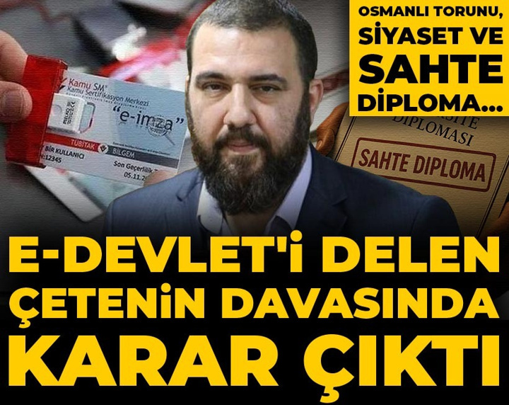Sahte diploma davasında karar çıktı: E-Devlet'e sızarak sahte mezuniyet dağıtanlara ceza