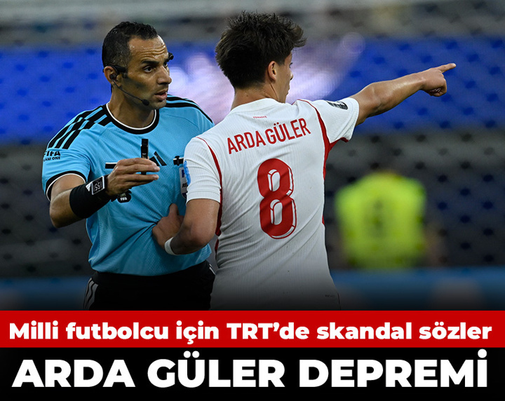TRT'de Arda Güler depremi: Milli futbolcu için skandal sözler