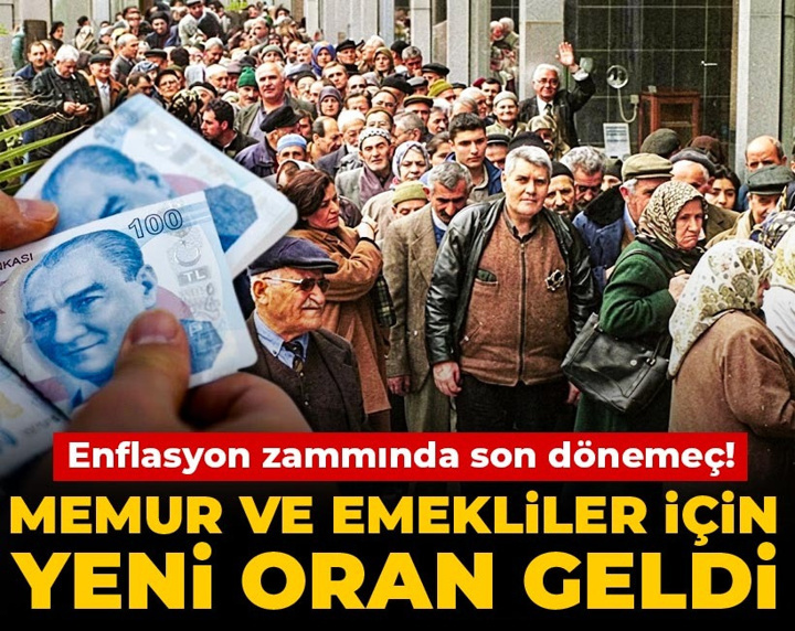 Memur ve emekliler için yeni oran geldi: Enflasyon zammında son dönemeç!