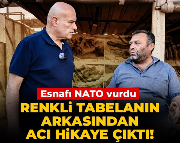 Esnafı NATO vurdu: Turhan Çömez renkli tabelanın arkasını çekti, acı hikaye çıktı!