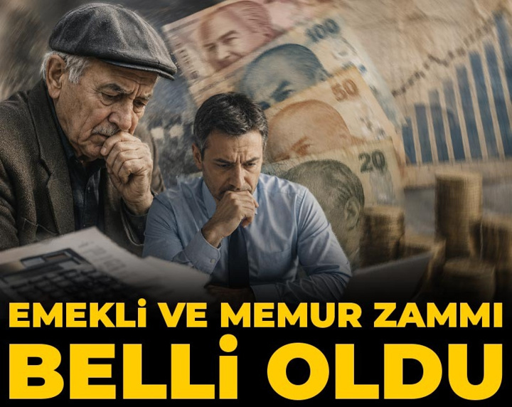 Son dakika | Emekli ve memur zammı belli oldu: 6 aylık enflasyon açıklandı