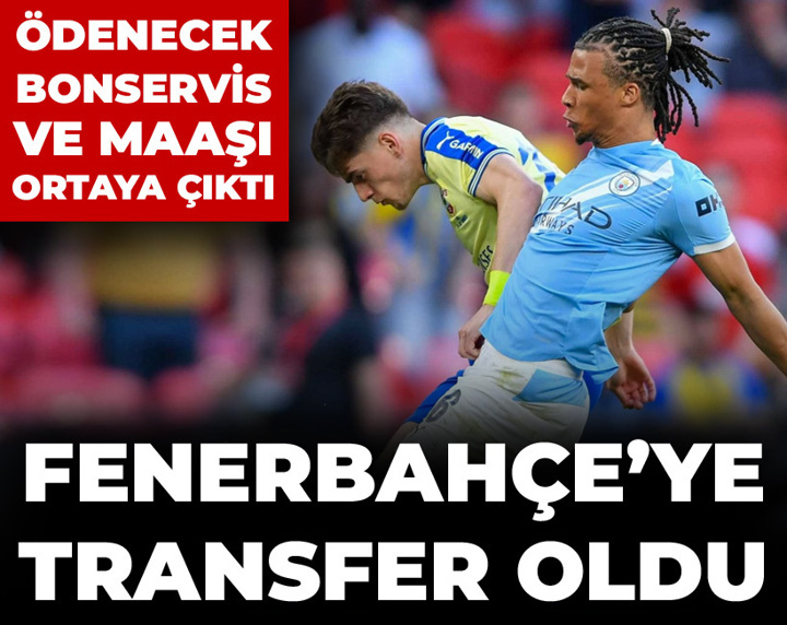 Bir anda Fenerbahçe'ye transfer oldu: Maaşı ve bonservisi ortaya çıktı