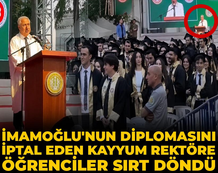 İmamoğlu'nun diplomasını iptal eden kayyum rektöre öğrenciler sırt döndü