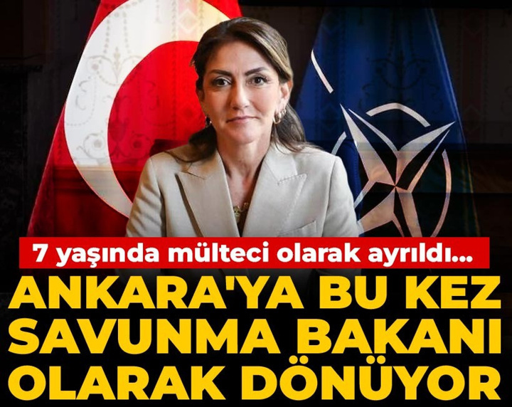 7 yaşında mülteci olarak ayrıldı... Ankara'ya bu kez Savunma Bakanı olarak dönüyor