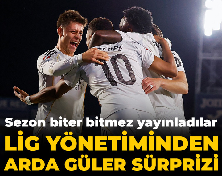 Lig yönetiminden Arda Güler sürprizi: Sezon biter bitmez yayınlandı