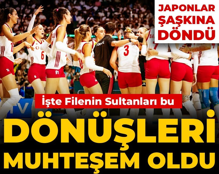 İşte Filenin Sultanları bu: Dönüşleri muhteşem oldu Japonlar şaşkına döndü