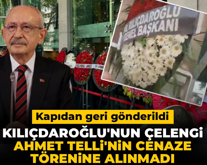 Son dakika | Kılıçdaroğlu'nun çelengi Ahmet Telli'nin cenaze törenine alınmadı! Geri gönderildi