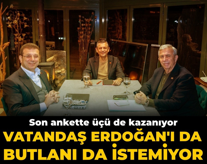 En son yapılan anket: Vatandaş ne butlanı ne de Erdoğan'ı istemiyor