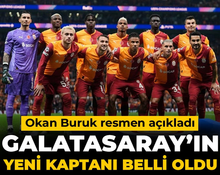 Galatasaray'ın yeni kaptanı belli oldu