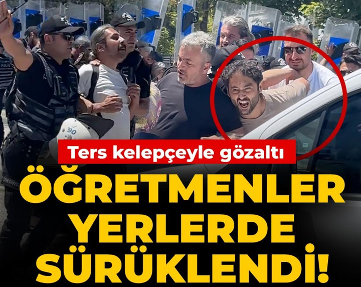 Son Dakika | Özel sektör öğretmenlerine polis müdahalesi! Ankara'da yeniden eylem başlatmışlardı