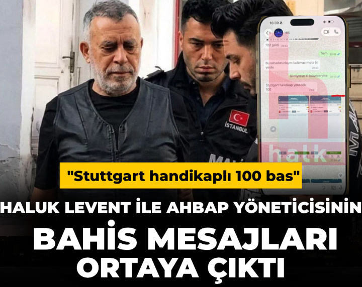 Haluk Levent ile Ahbap yöneticisinin bahis mesajları ortaya çıktı