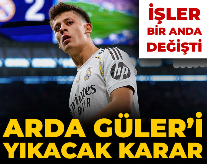 Arda Güler'i yıkacak karar: Real Madrid'de işler bir anda değişti