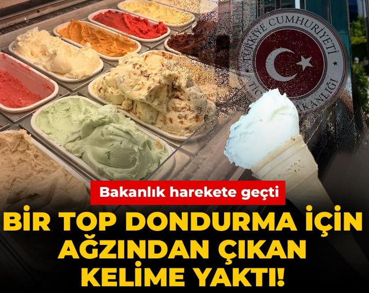Bir top dondurma için ağzından çıkan kelime yaktı! Bakanlık harekete geçti
