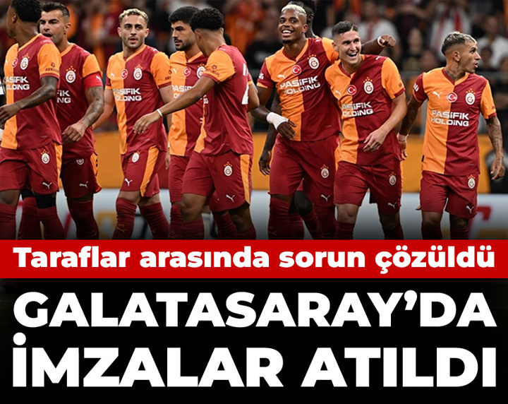 Son Dakika | Galatasaray'da sorun çözüldü: 2 yıllık anlaşma resmen açıklandı