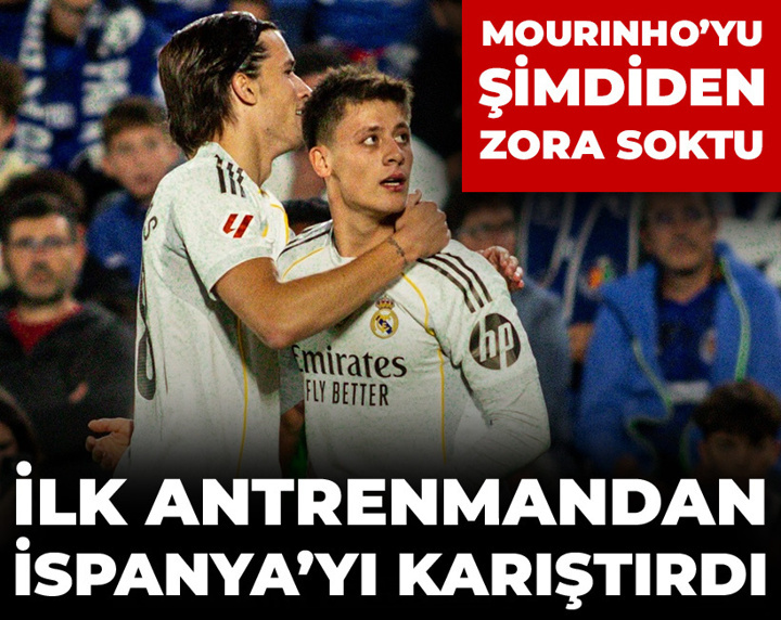 Arda Güler ilk antrenmandan İspanya'yı karıştırdı: Mourinho'yu zora soktu