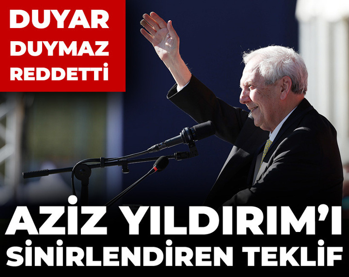 Aziz Yıldırım'ı sinirlendiren teklif: Duyar duymaz reddetti