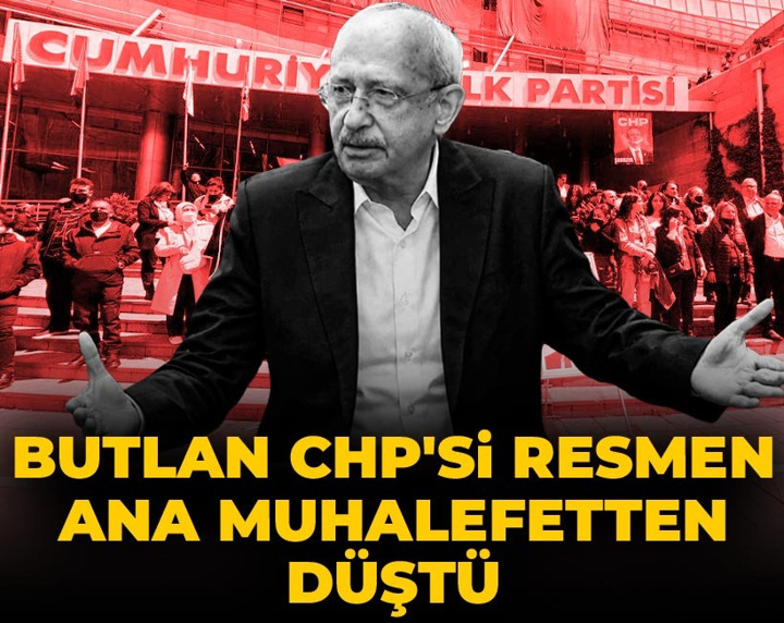 Son dakika | Butlan CHP'si ana muhalefetten düştü