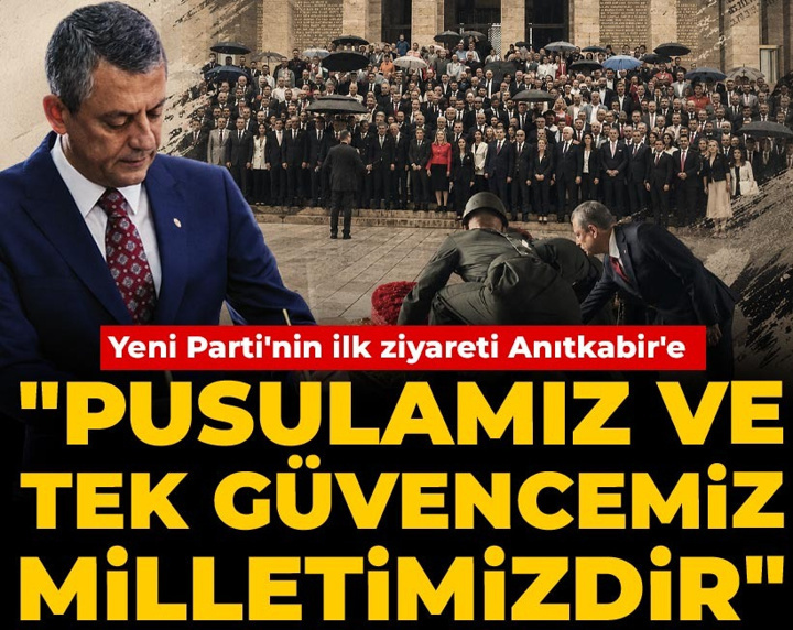 Son Dakika | Yeni Parti'nin ilk ziyareti Anıtkabir'e