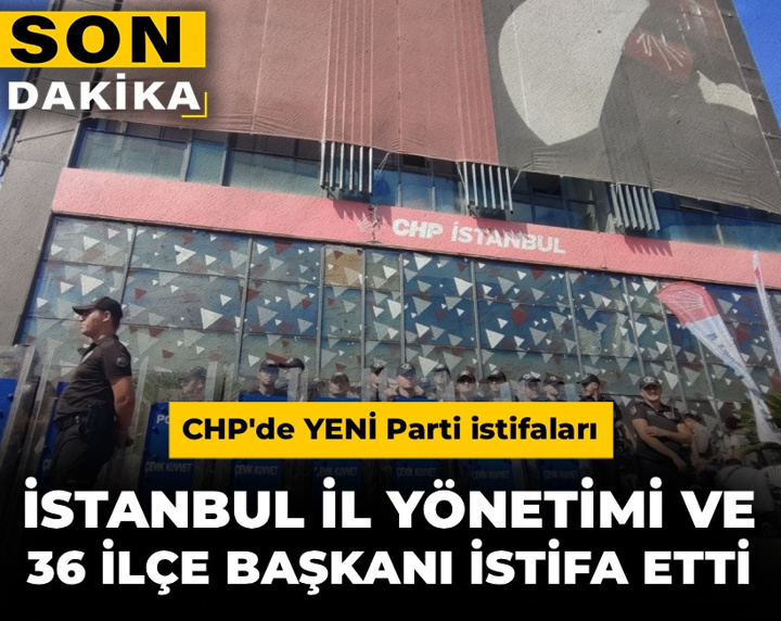 CHP'de YENİ Parti istifaları: İstanbul il yönetimi ve 36 ilçe başkanı istifa etti