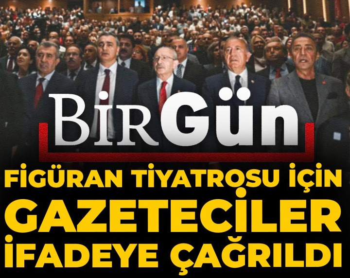 Son Dakika | Butlan CHP'sindeki figüran tiyatrosu için gazeteciler ifadeye çağrıldı