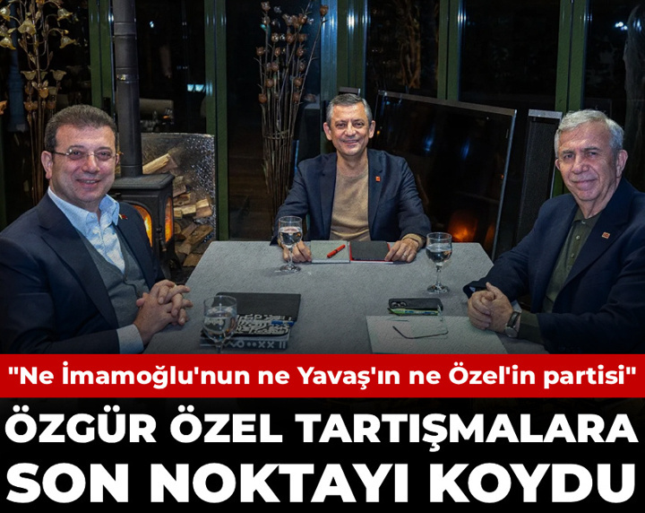 Özgür Özel YENİ Parti ile ilgili tartışmalara noktayı koydu: Ne İmamoğlu’nun ne Yavaş'ın ne Özel’in partisi