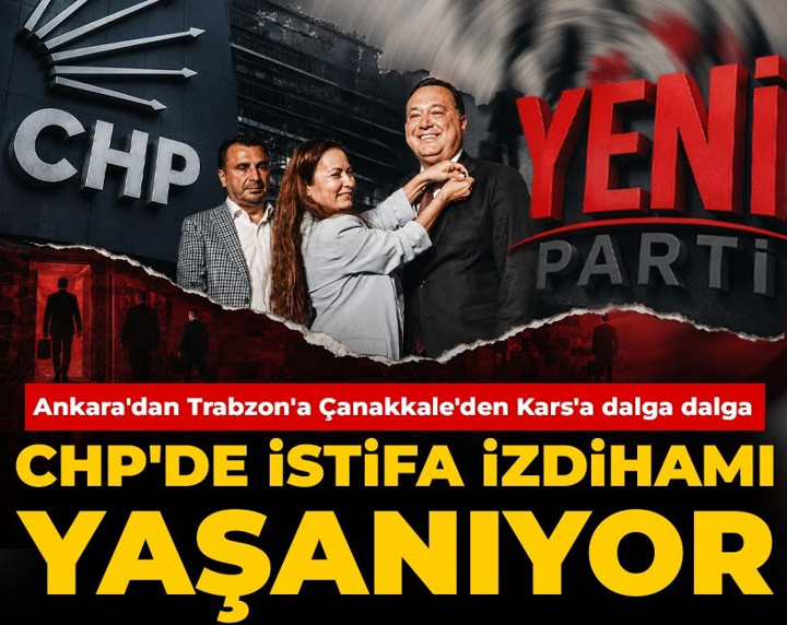 CHP'de resmen istifa izdihamı yaşanıyor: Ankara'dan Trabzon'a Çanakkale'den Kars'a dalga dalga