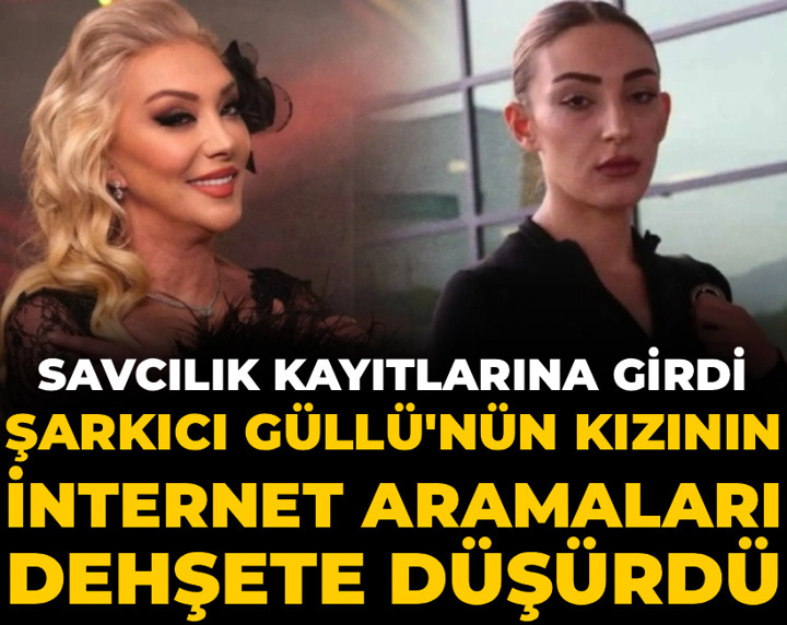 Şarkıcı Güllü'nün kızının internet aramaları dehşete düşürdü: Savcılık kayıtlarına girdi