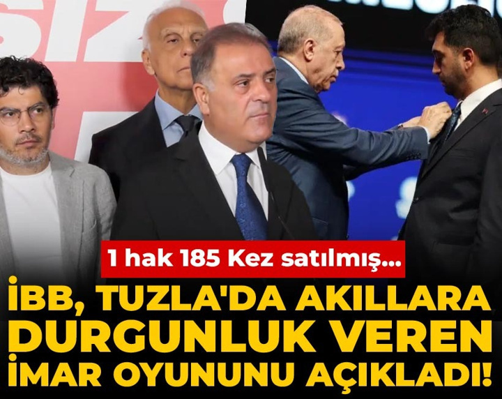 İBB Tuzla'da akıllara durgunluk veren imar oyununu açıkladı! 1 hak 185 Kez satılmış... Eren Ali Bingöl'e yanıt