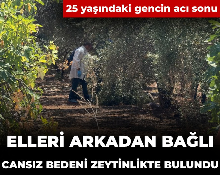 Antalya'da bir genç elleri arkadan bağlı halde ölü bulundu