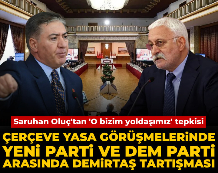 Komisyonda YENİ Parti ve DEM Parti arasında Demirtaş tartışması: Saruhan Oluç'tan 'O bizim yoldaşımız' tepkisi