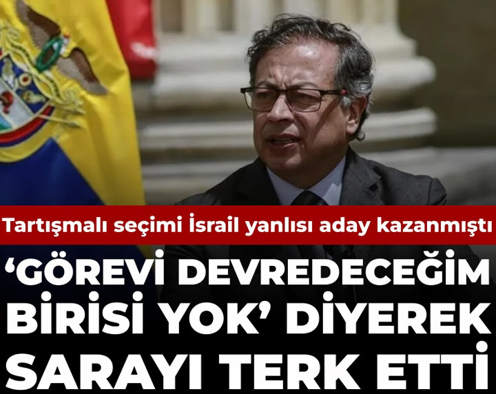 Tartışmalı seçimi İsrail yanlısı aday kazanmıştı: 'Devredeceğim bir cumhurbaşkanı yok' dedi sarayı terk etti