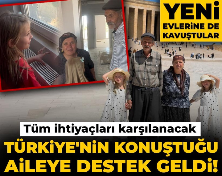 Türkiye'nin konuştuğu aileye destek geldi! Tüm ihtiyaçları karşılanacak