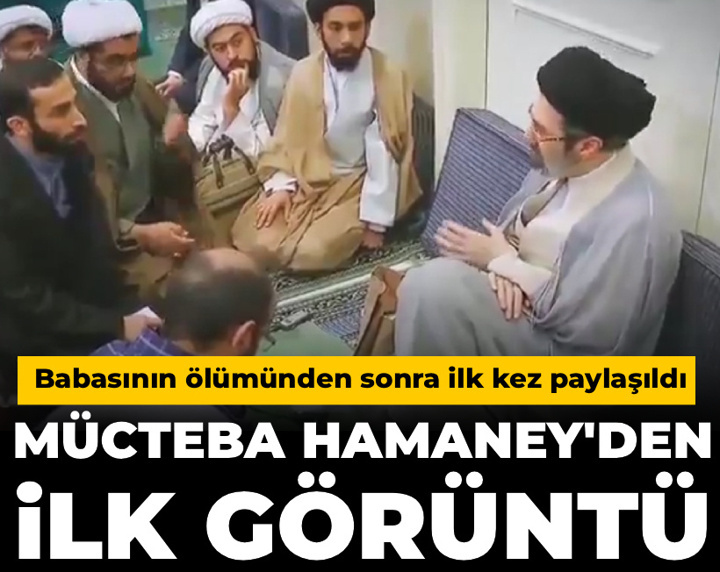 Mücteba Hamaney'den ilk görüntü: Babasının ölümünden sonra ilk kez paylaşıldı