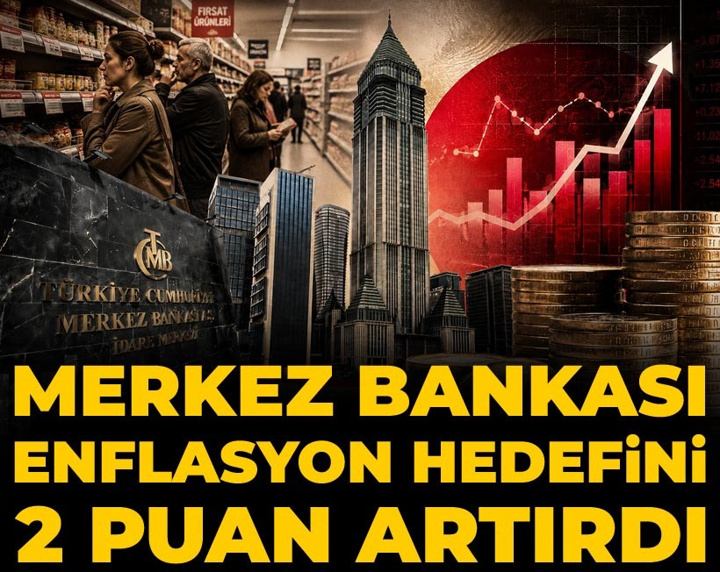 Merkez Bankası enflasyon hedefini açıkladı