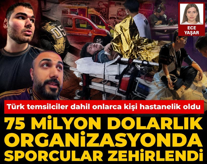 75 milyon dolarlık organizasyonda sporcular zehirlendi: Türk temsilciler dahil onlarca kişi hastanelik oldu