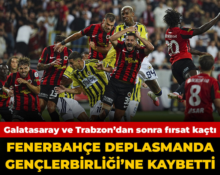 Fenerbahçe'ye ilk haftadan büyük şok: Fırsat kaçtı