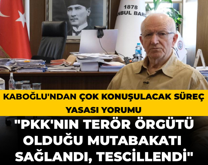 İbrahim Kaboğlu'ndan çok konuşulacak süreç yasası yorumu: PKK'nın terör örgütü olduğu mutabakatı sağlandı