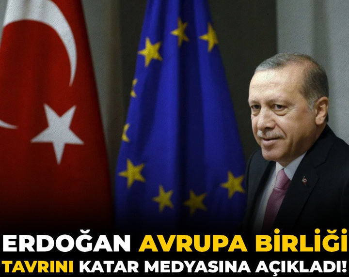 Erdoğan Avrupa Birliği tavrını Katar medyasına açıkladı!