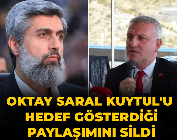 Saray danışmanı Oktay Saral Alparslan Kuytul'u hedef gösterdiği paylaşımını sildi