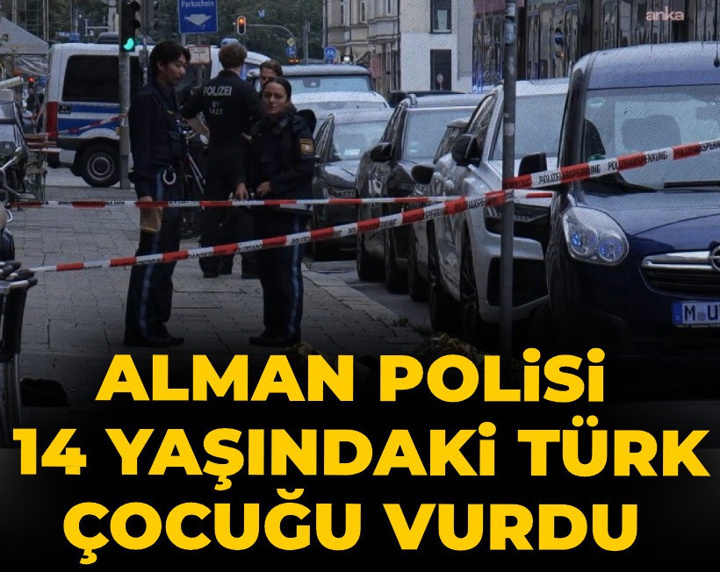 Alman polisi 14 yaşındaki Türk çocuğu vurdu!