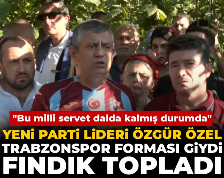 Özgür Özel YENİ Parti lideri olarak Trabzon'da! "YENİ Parti'yi iktidar olsun diye kurduk
