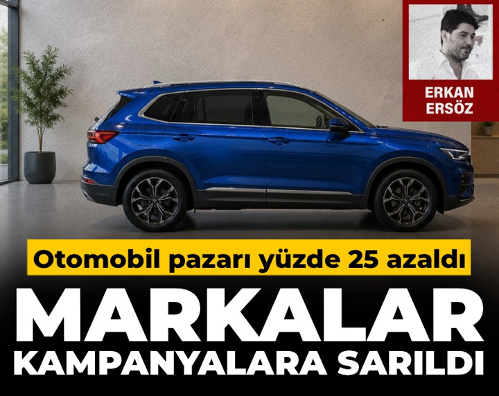Otomobil pazarı yüzde 25 azaldı: Markalar kampanyalara sarıldı