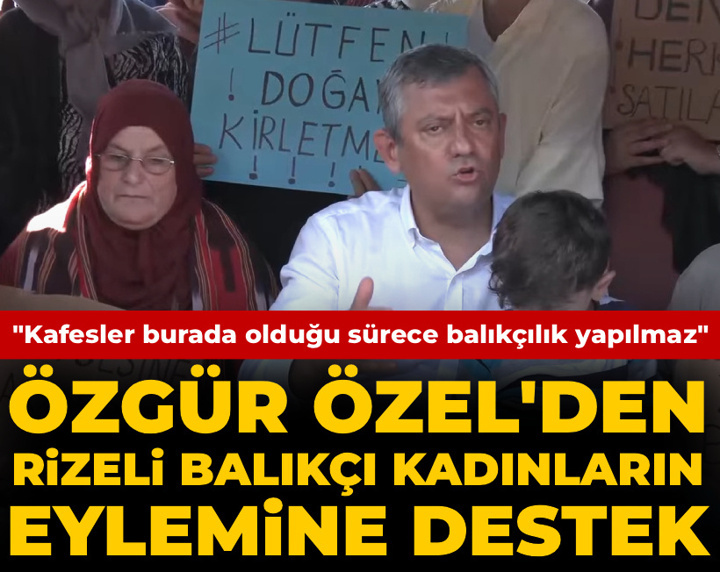 Son Dakika | Erdoğan'ın memleketi Rize'de Özgür Özel adım atacak yer bulamadı