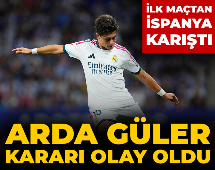 Arda Güler kararı olay oldu: Harika oynadığı maçta İspanya'yı karıştırdı