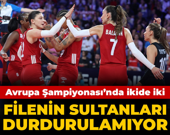 Filenin Sultanları durdurulamıyor: Avrupa Şampiyonası'nda ikide iki yaptık