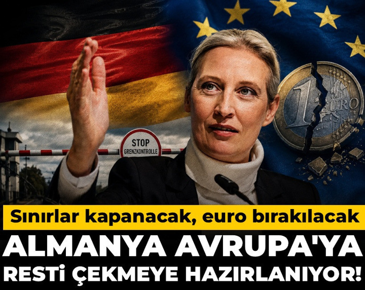 Almanya Avrupa'ya resti çekmeye hazırlanıyor! Sınırlar kapanacak, euro bırakılacak
